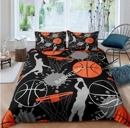 Sports Duvet Cover Basketball | Slipcover House